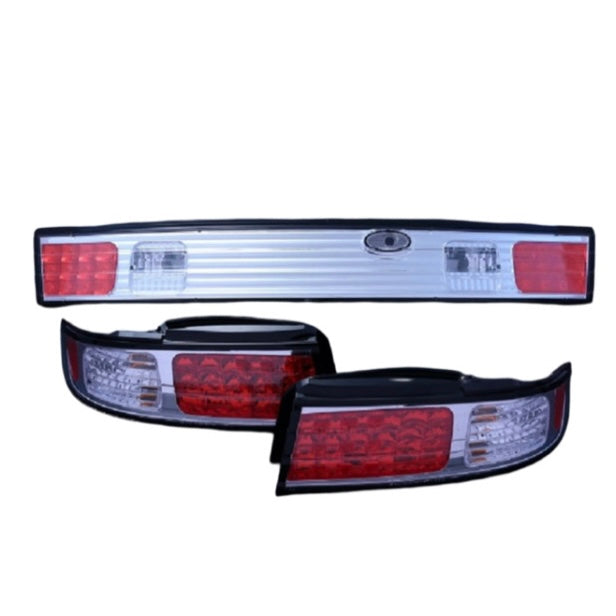D-MAX / S14 LED tail lamp 3-piece set (chrome)