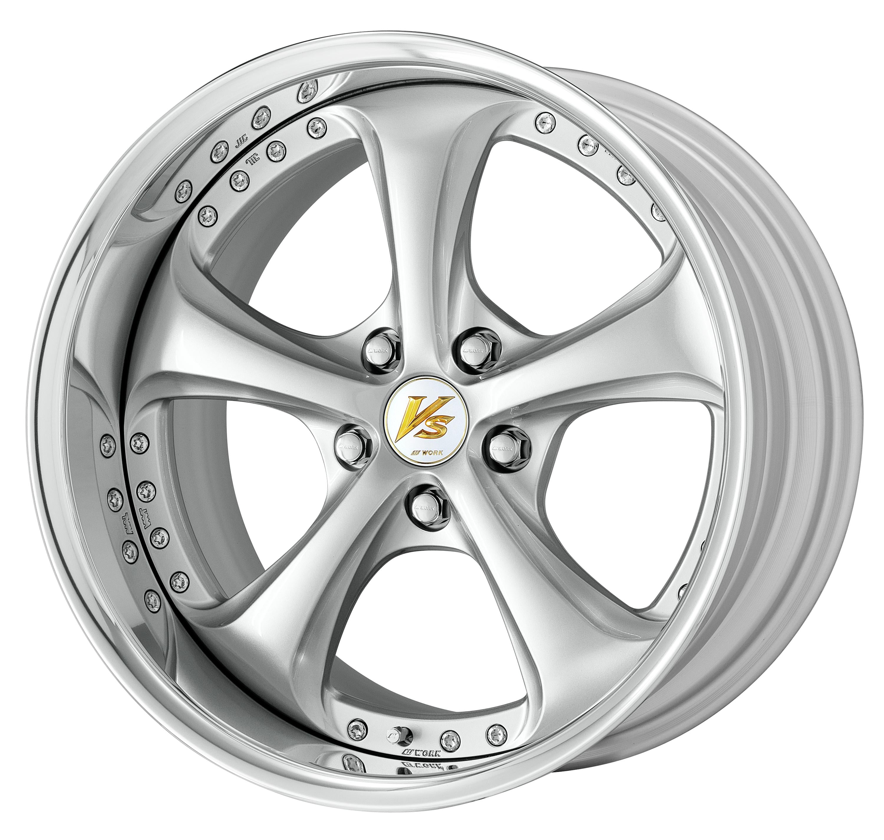 WORK VS KF♯ 18Inch × 10.5J +15 (RIM 98MM) 5H 114.3 Light Grayish Silver (O)