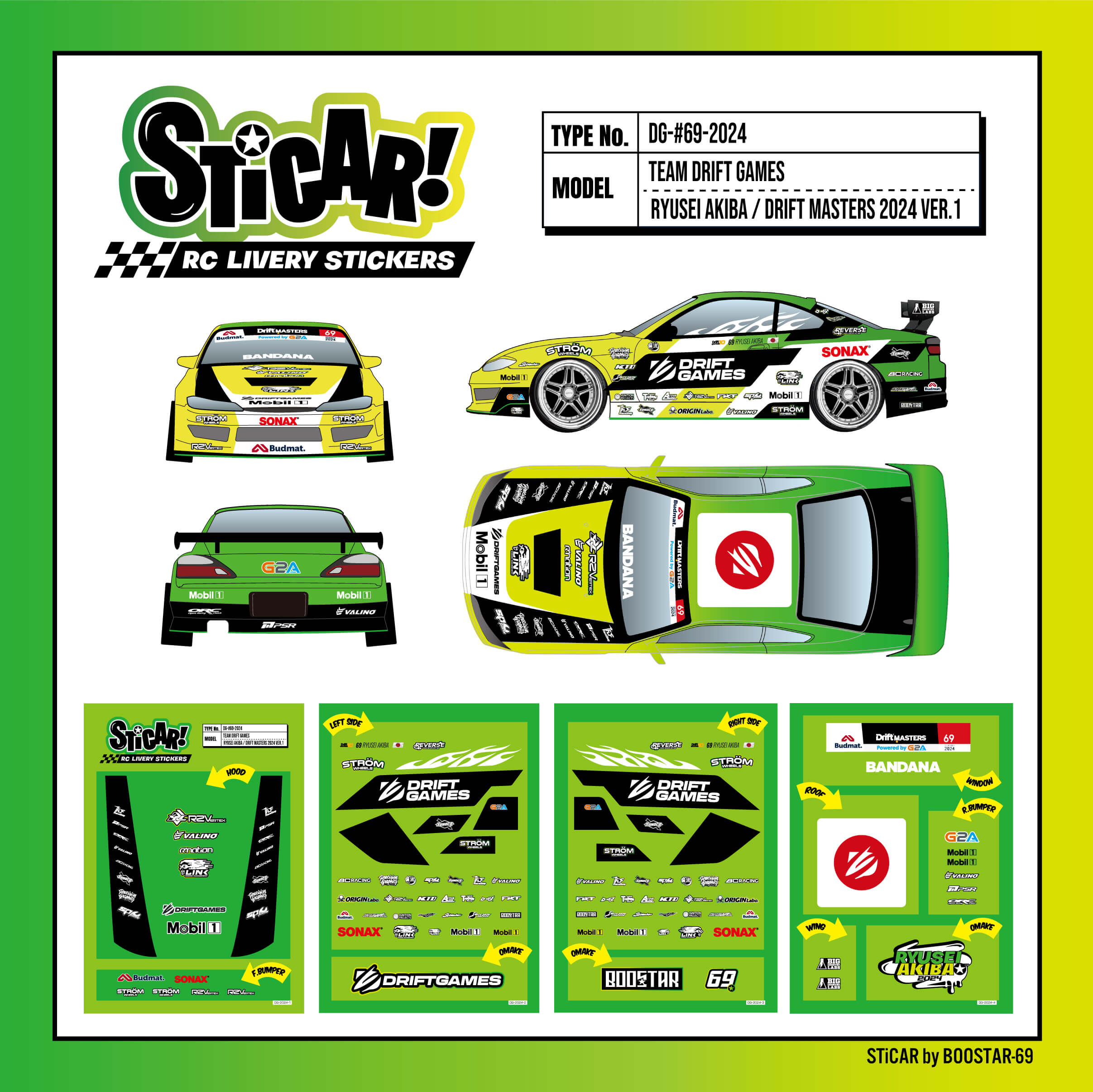 STiCAR! RC LIVERY/ DG-69-2024-V1