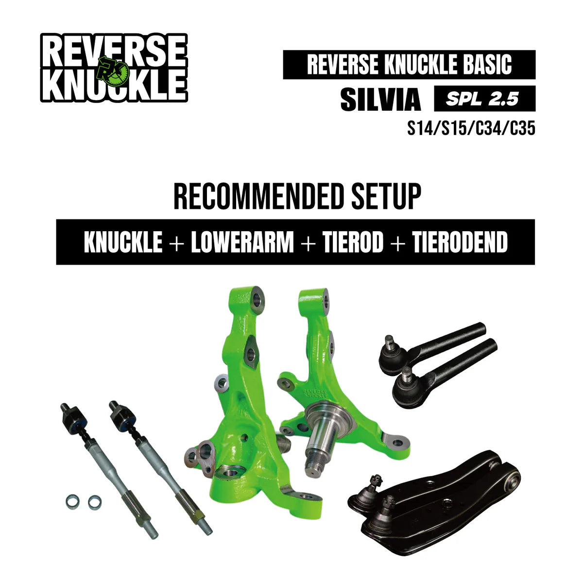 REVERSE KNUCKLE SPL2.5 FULL SETUP for SILVIA 【BIZ】 – BOOSTAR-69