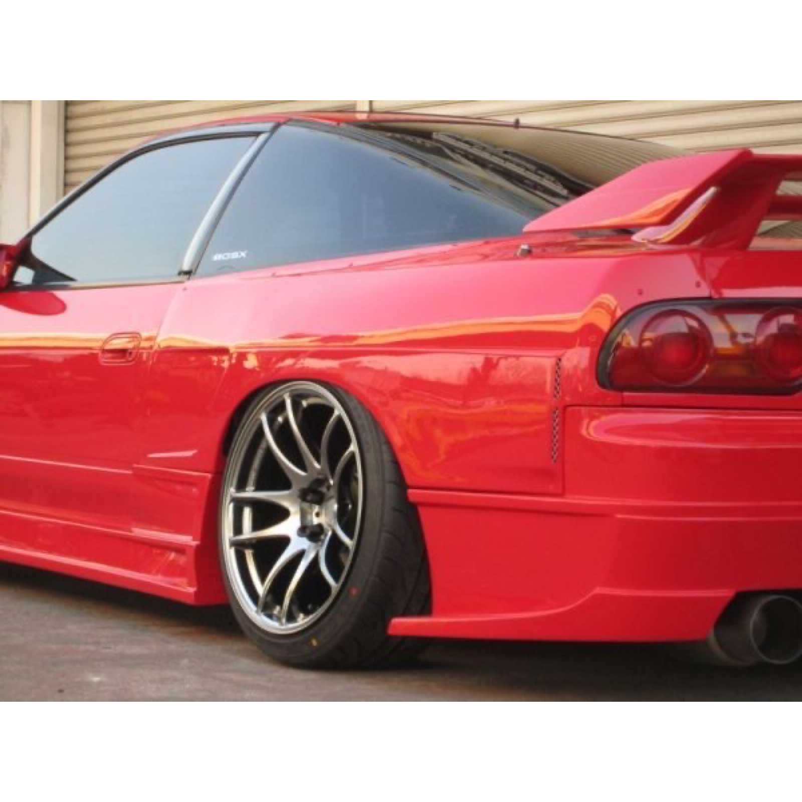 WONDER WORLD. GT Rear Wide Fender (30mm) 180SX (RS13/RPS13) GLARE