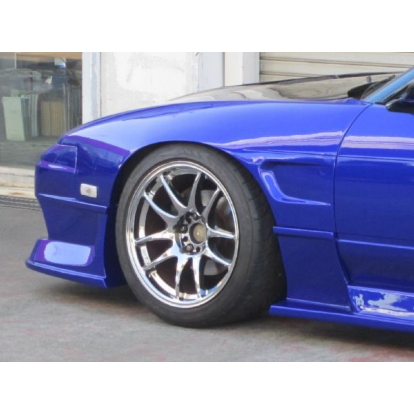 WONDER WORLD. SD Front Wide Fender (30mm) 180SX (RS13/RPS13) GLARE