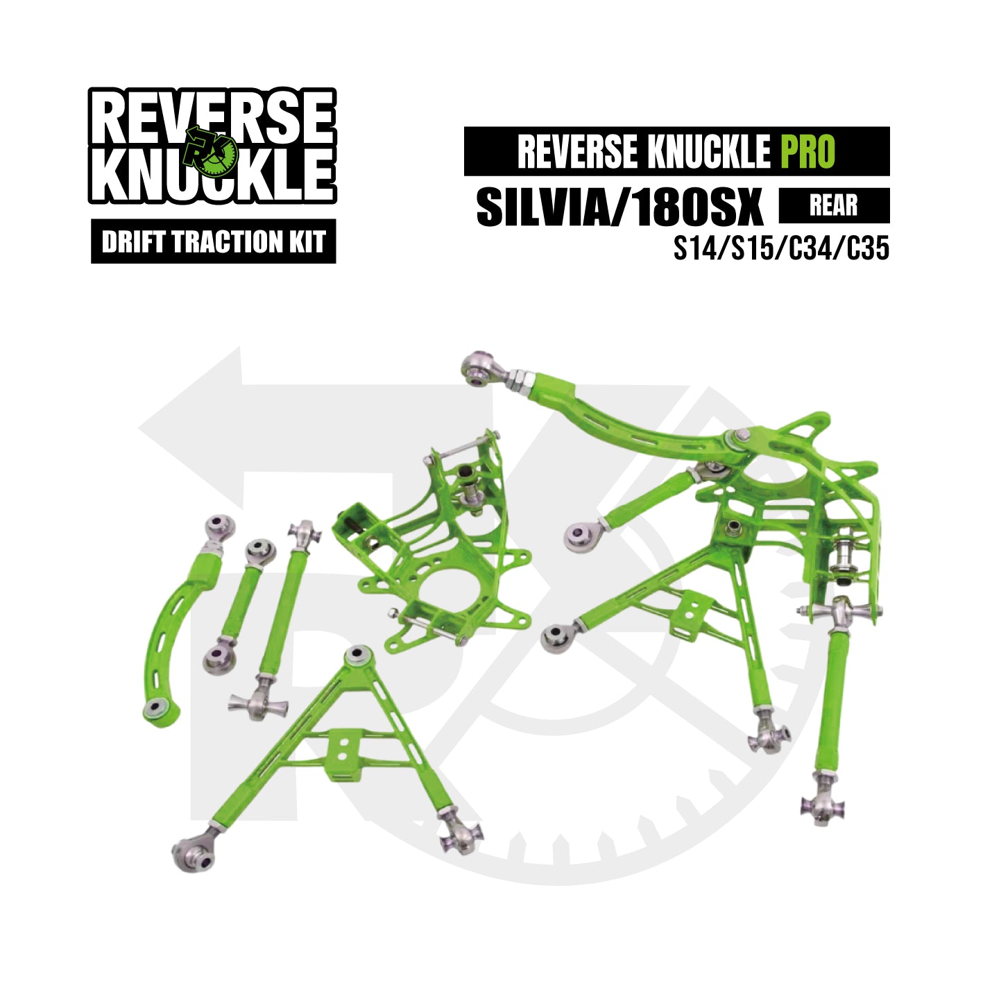 REVERSE KNUCKLE PRO TRACTION KIT for SILVIA