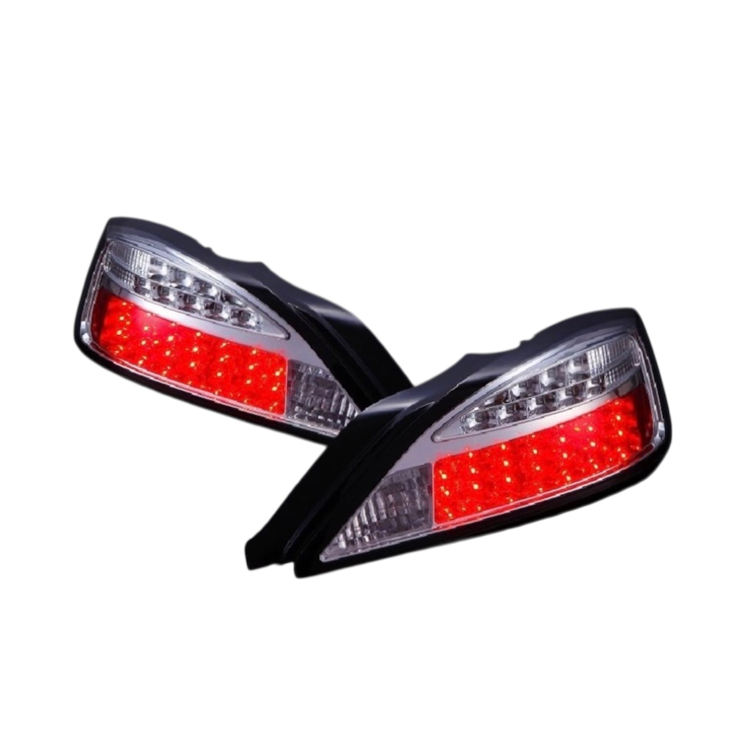 D-MAX / S15 LED tail lamp with LED indicator (chrome)