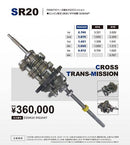 Nagao Techno Close Ration Gear Set (SR20 Gearbox)
