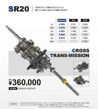 Nagao Techno Close Ration Gear Set (SR20 Gearbox)
