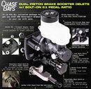Chase Bays Dual Piston Brake Booster Delete With Bolt-On 6:1 Pedal Ratio