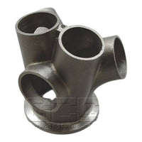 Cast iron merger for 4-cylinder engines