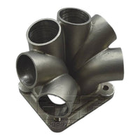 Cast iron merger for 6-cylinder engines