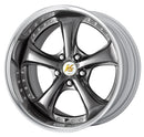 WORK VS KF♯ 18Inch ×10J -30 (RIM 136MM) 5H 114.3 Brilliant Silver Black(O)