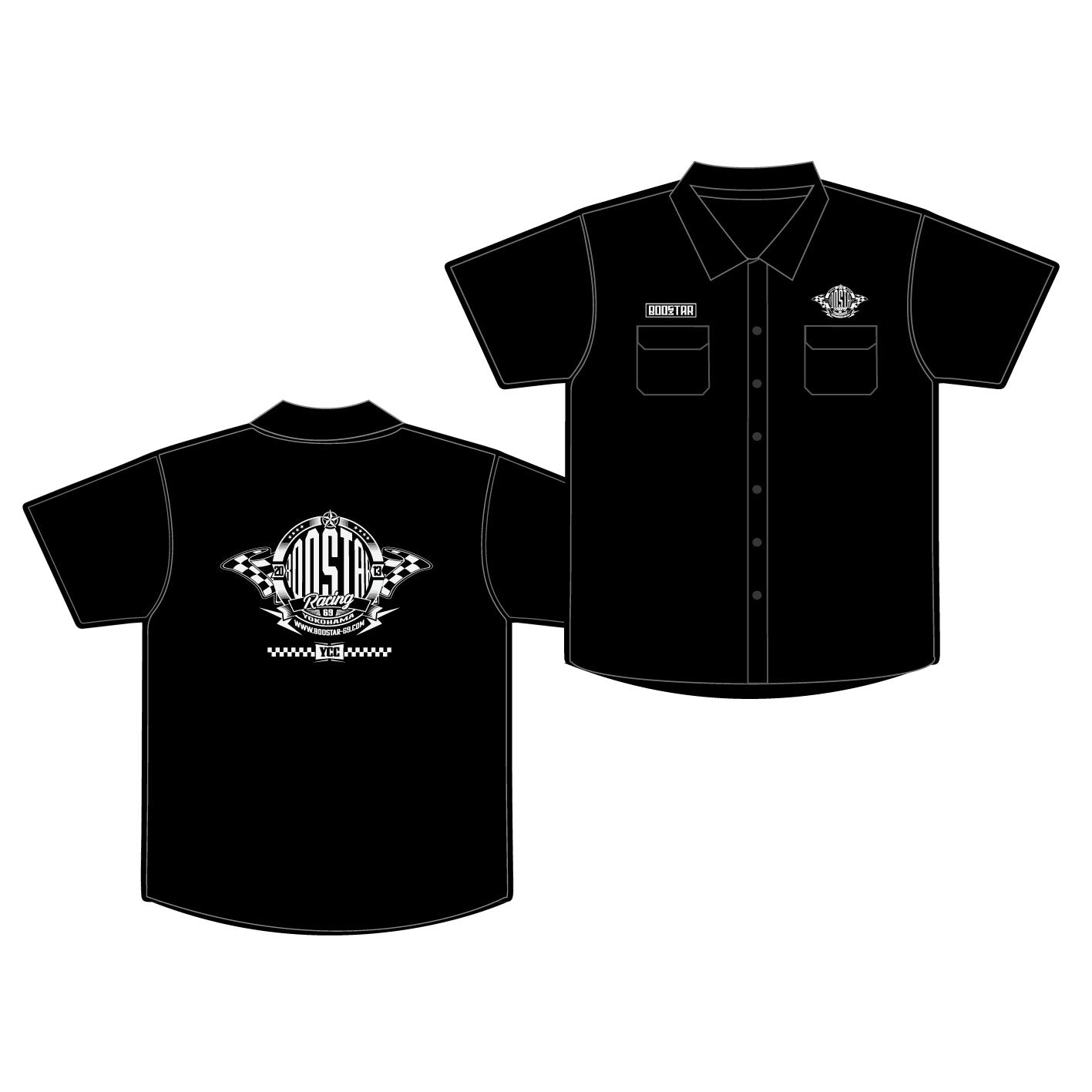 WORK Shirt BOOSTAR/ BWS-26BW【BIZ】
