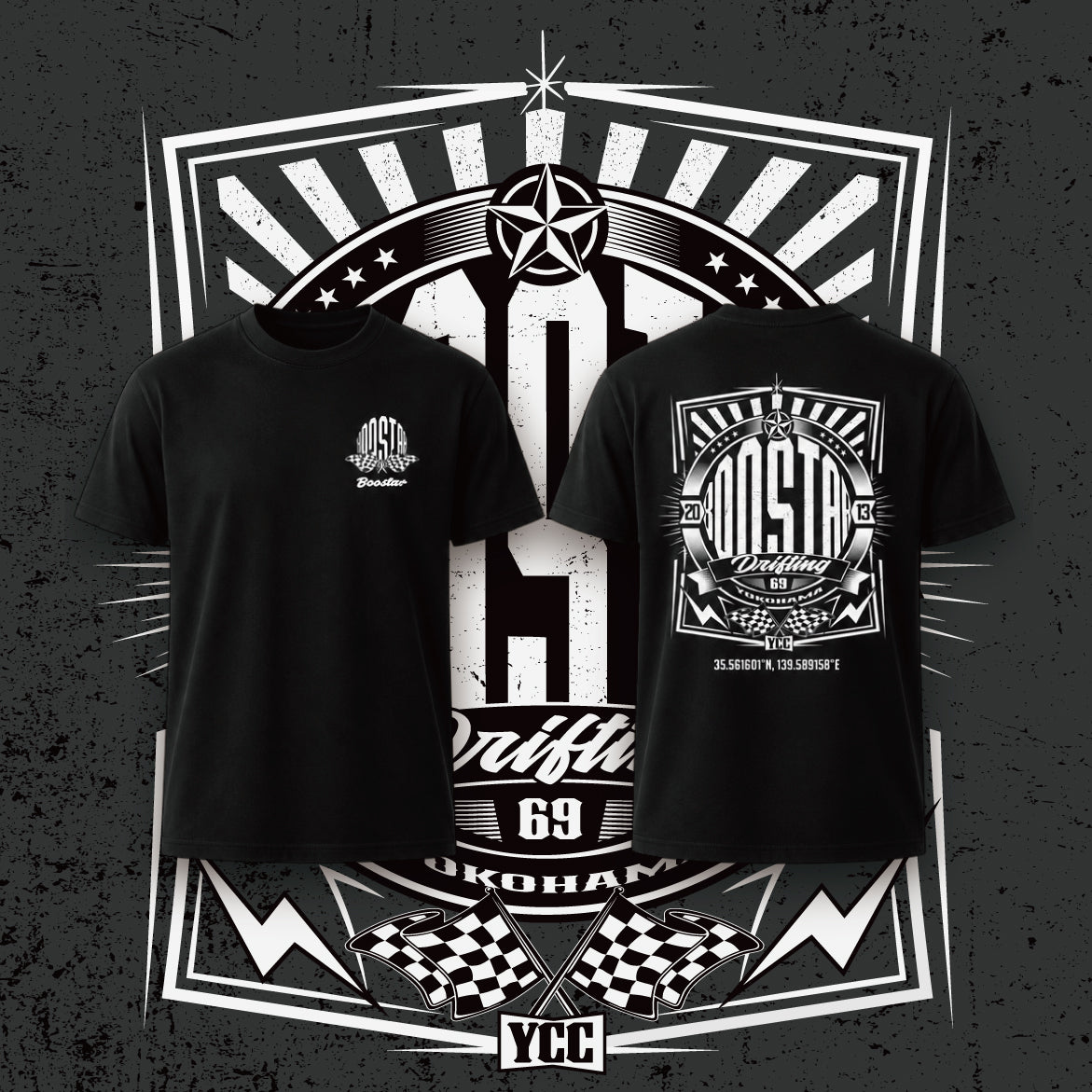 T-Shirt  BOOSTAR-69 / BT-26GB【BIZ】