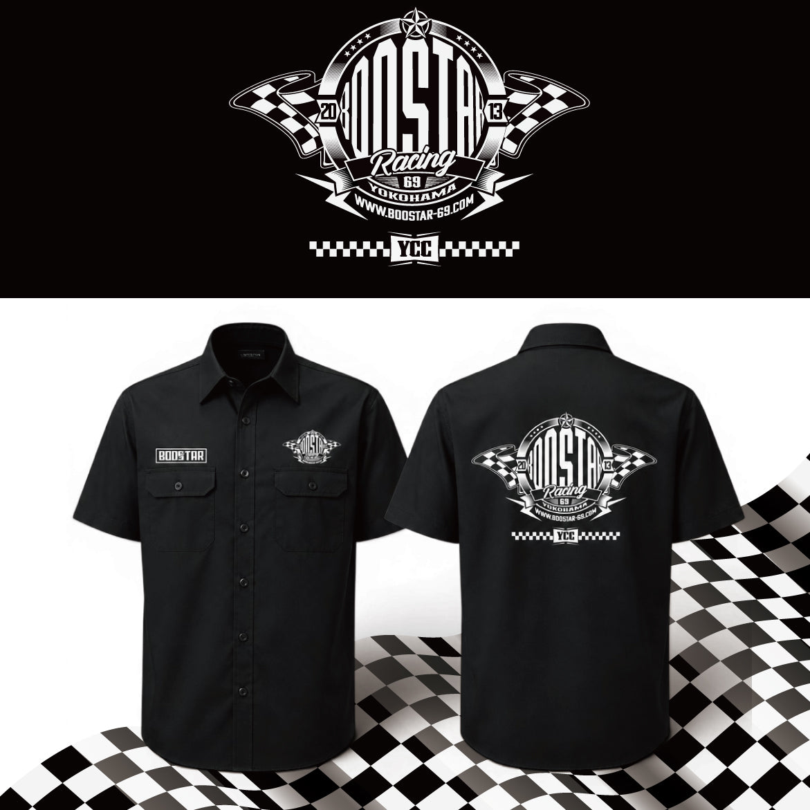 WORK Shirt BOOSTAR/ BWS-26BW【BIZ】
