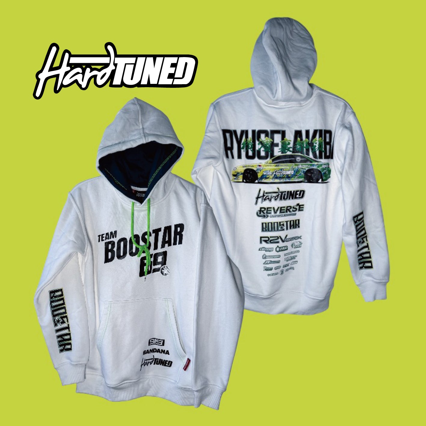 HOODIE  Hard TUNED x RYUSEI.AKIBA