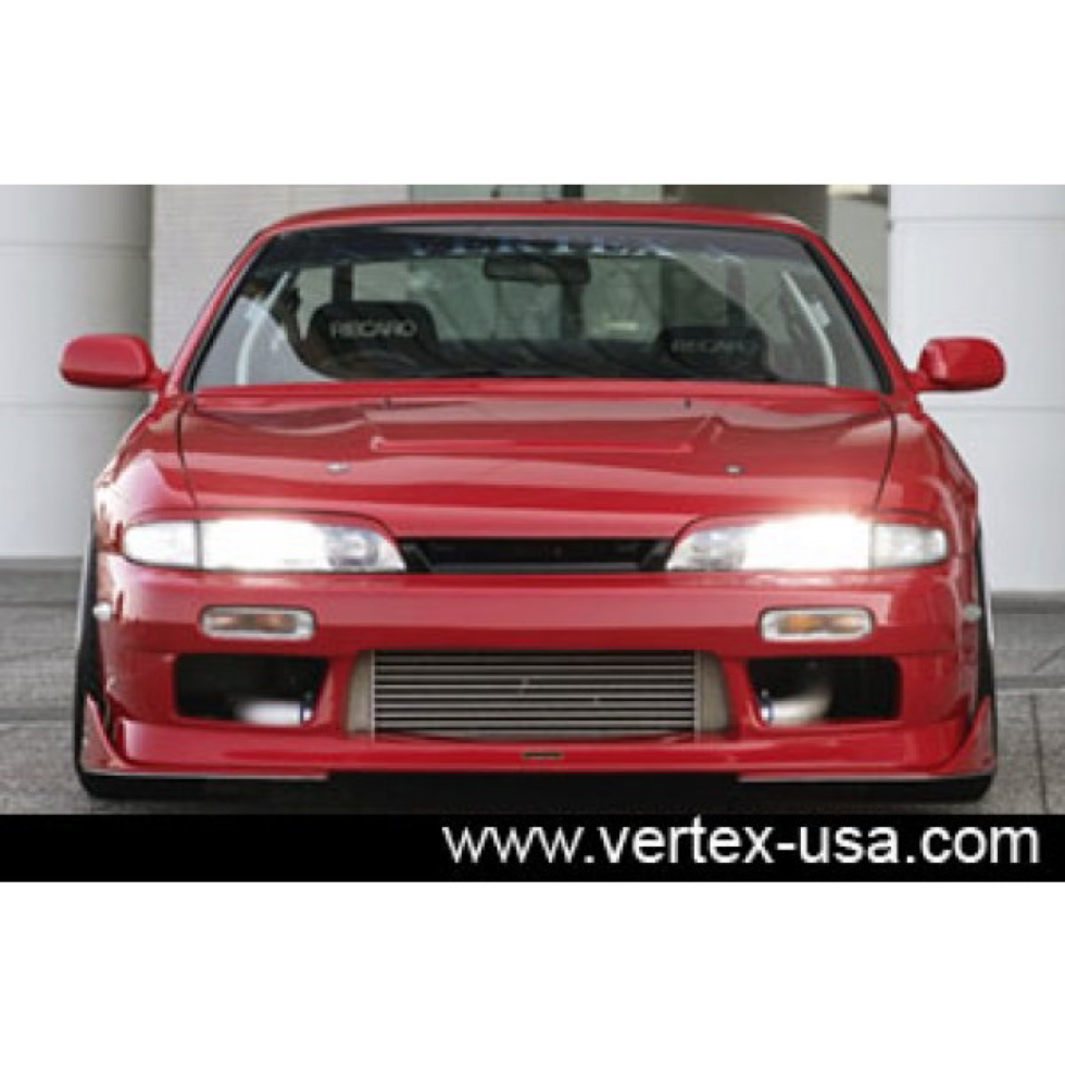 Vertex Front Bumper for 1995-1996 Nissan S14 240SX Zenki