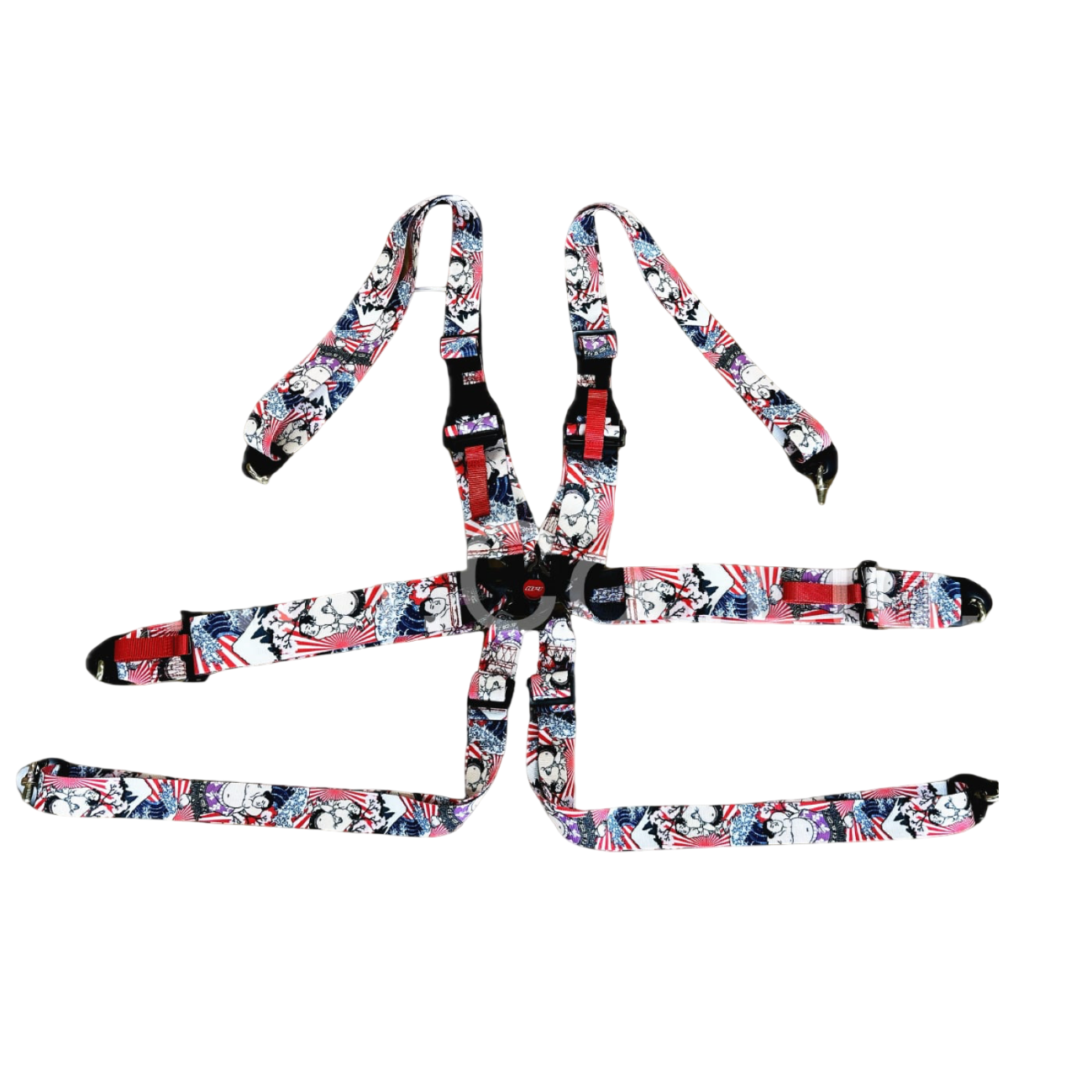 HPI 6-point racing harness compatible with FHR system