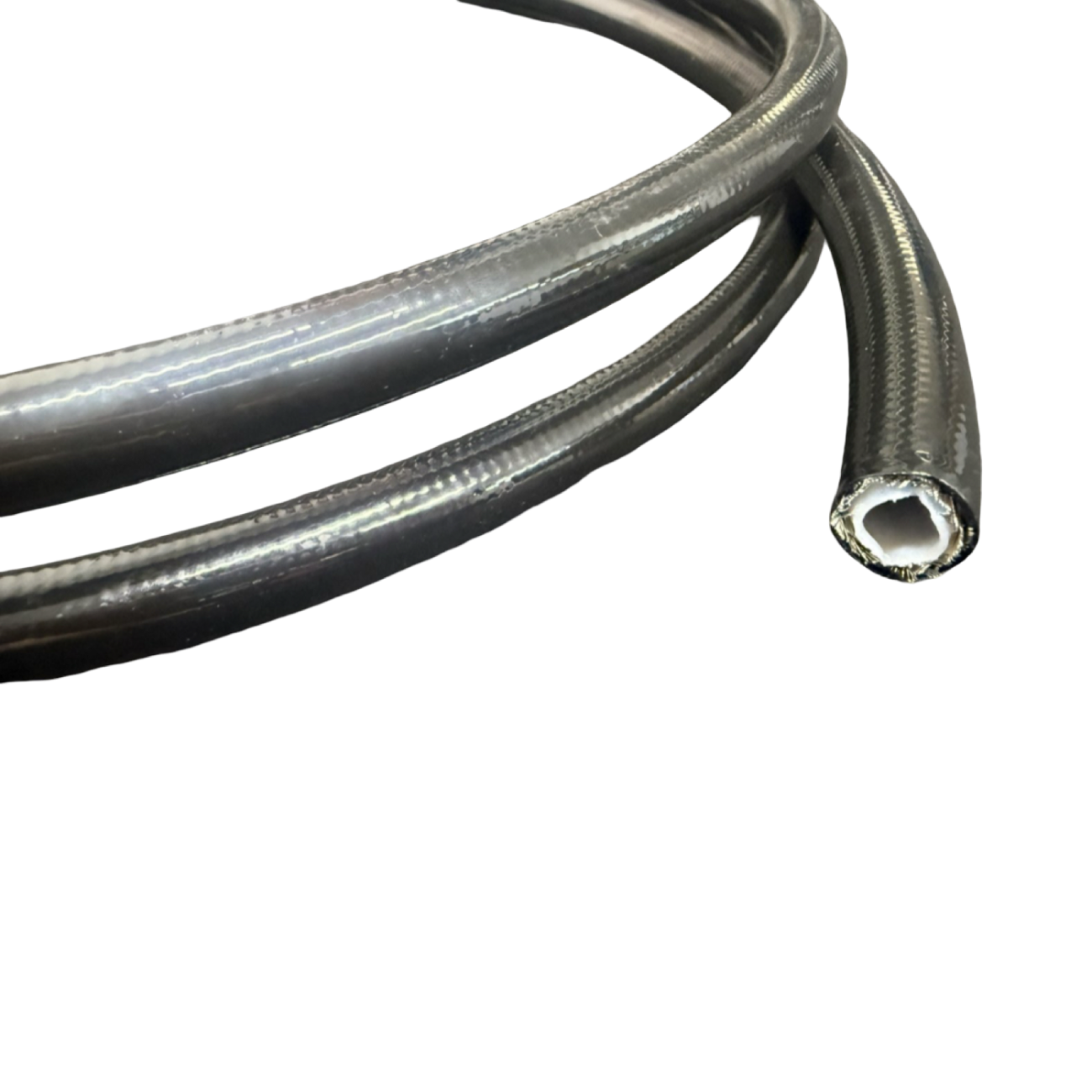 DO-Luck  PU coated PTFE stainless steel mesh hose AN8/AN10 size