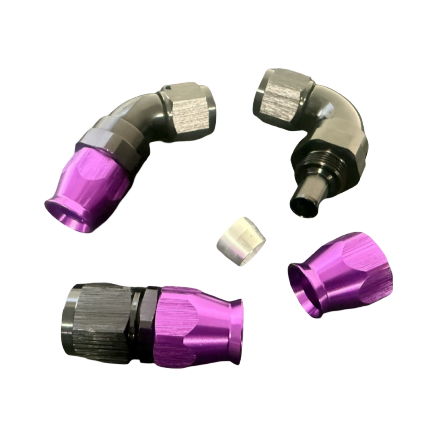 DO-Luck  AN hose end (for PU coated PTFE hose)