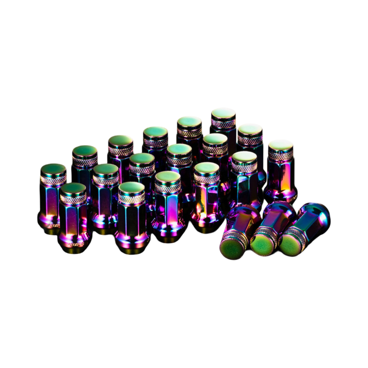 DIGICAM. Heptagonal Cap Nut Type Aurora (Knurled) 45mm