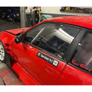 YugenFactory   Nissan Silvia PS13 Thermoformed Polycarbonate Front Door Windows. left and right set
