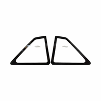 YugenFactory   Nissan Silvia PS13 Thermoformed Polycarbonate Rear Quarter Window Set