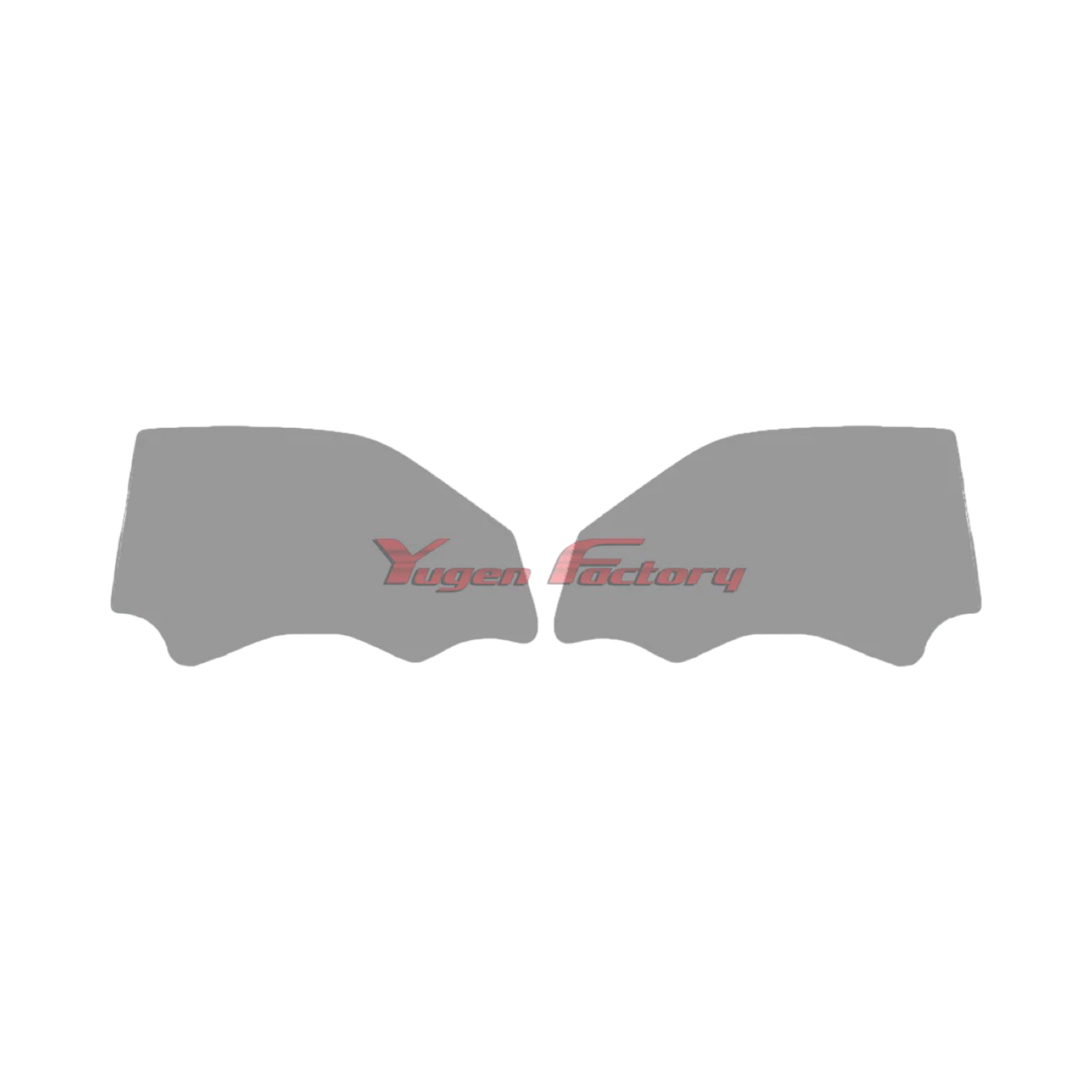 YugenFactory  Nissan Skyline R33 Coupe Thermoformed Polycarbonate Front Door Windows. left and right set