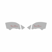 YugenFactory  Toyota GT86 Thermoformed Polycarbonate Door Windows FRONT DOOR WINDOW SET