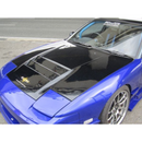 WONDER WORLD Triple-duct bonnet for 180SX (RPS13, RS13) GLARE aero parts