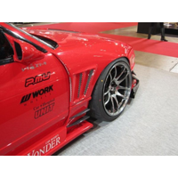 WONDER WORLD. GT Wide Front Fender (50mm) 180SX (RS13/RPS13) GLARE Aero