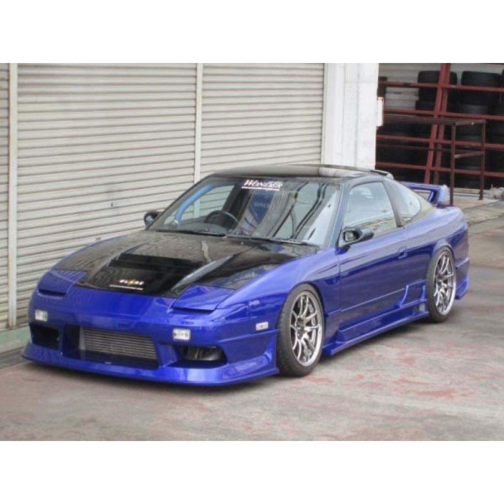 WONDER WORLD. 3-piece set (F/S/R) 180SX (RPS13, RS13) GLARE aero ...