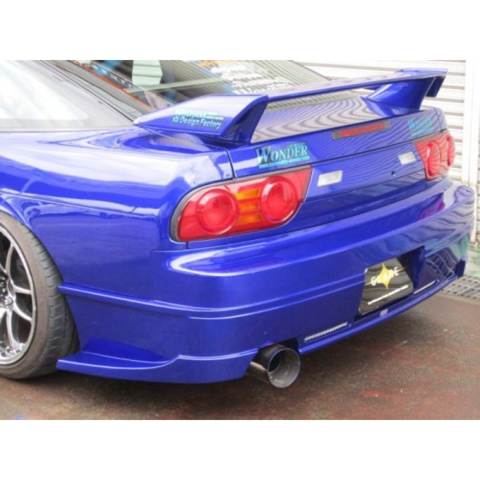 WONDER WORLD. Rear bumper 180SX (RPS13, RS13) GLARE aero