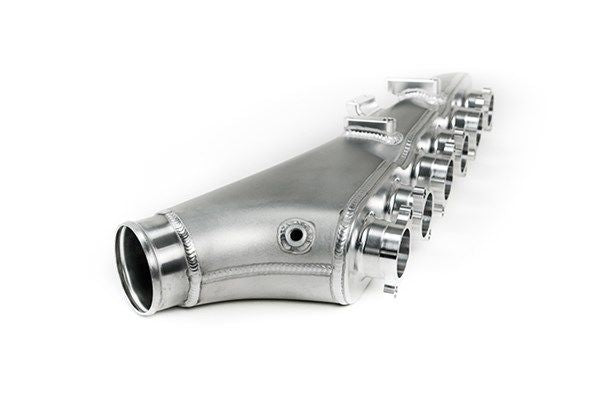 Plazmaman Intake manifold for RB26DETT engine, with stock 6-throttle setup.