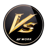 WORK VSKF Center Cap (Black/Gold) 