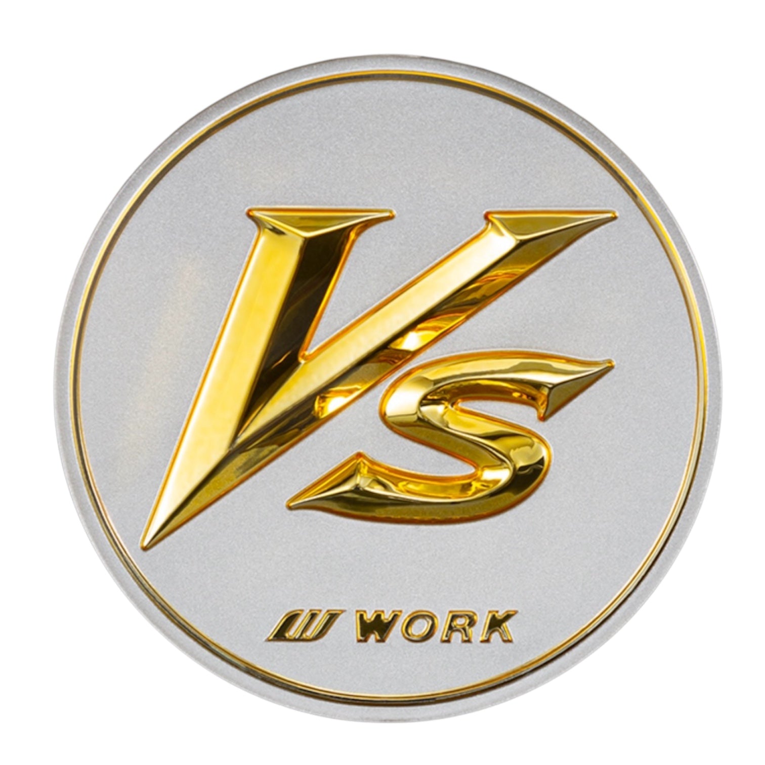 WORK VSKF Center Cap (Silver/Gold) 