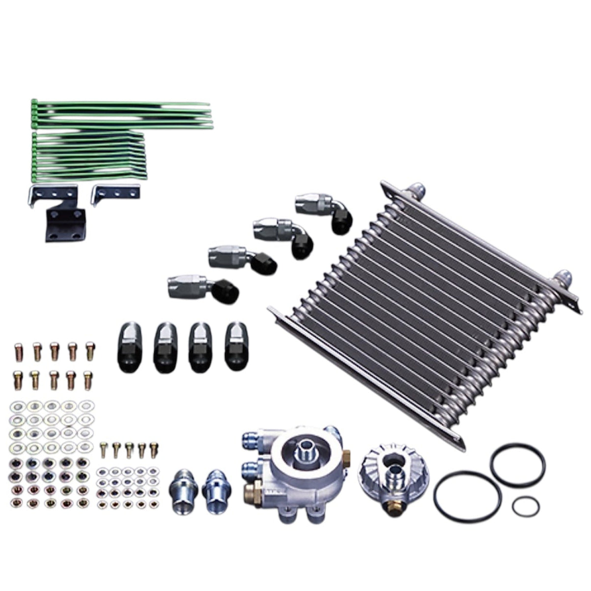 HKS Oil Cooler Kit BLACK for 86