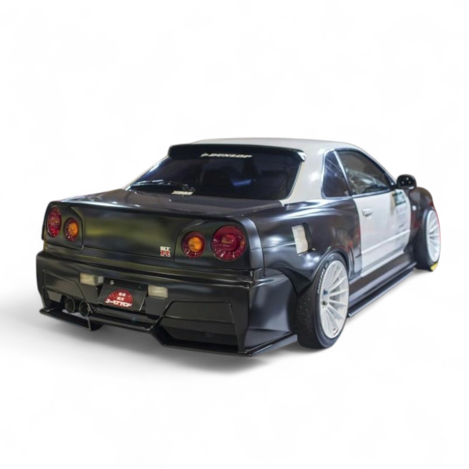 URAS TYPE-RR 3piece Split wing for R34 SKYLINE 2Dr