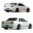 URAS TYPE-R Rear Bumper for R34 SKYLINE 2Dr