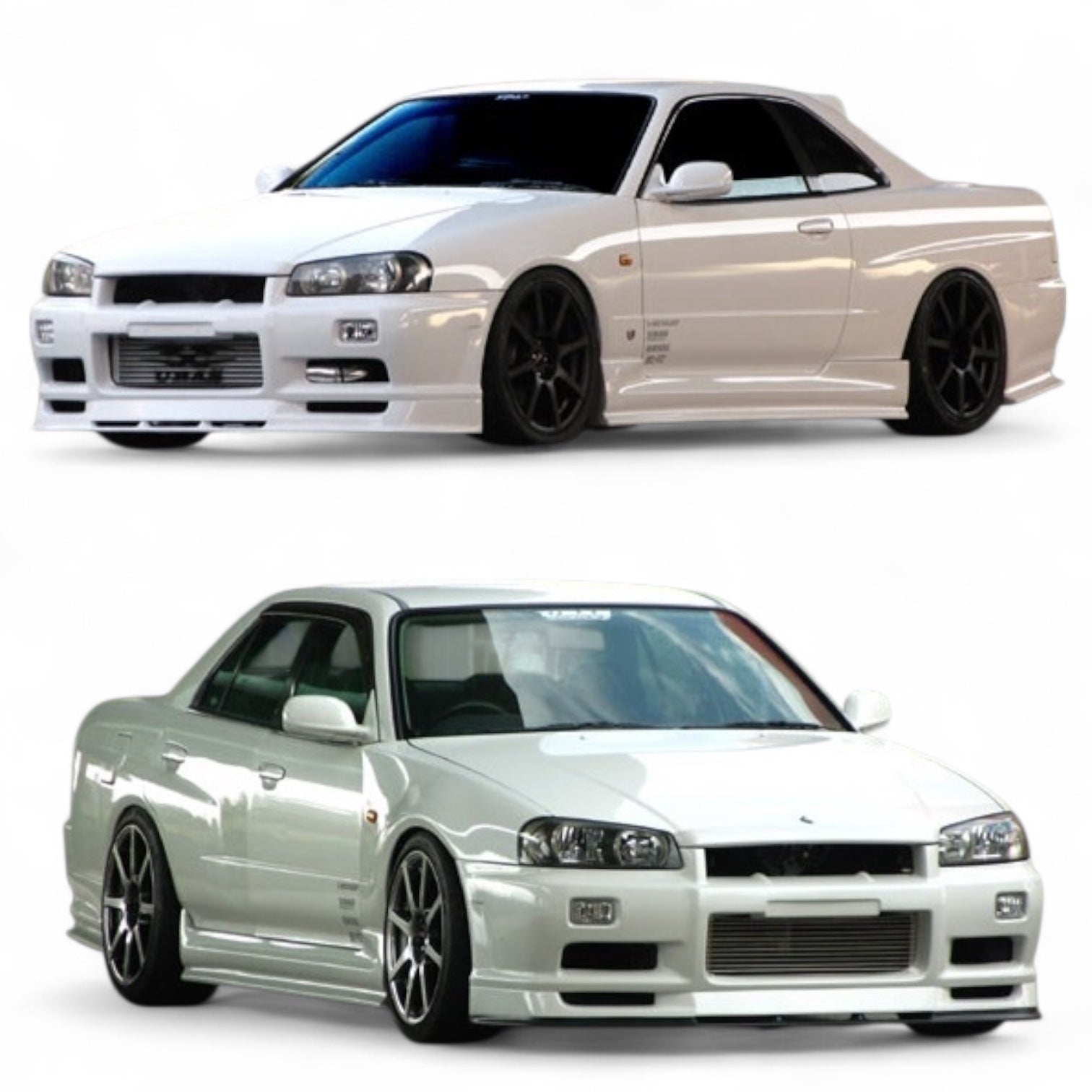 URAS TYPE-R Side Step for R34 SKYLINE 2Dr