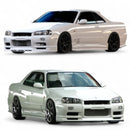 URAS TYPE-R Front+Rear fender SET for R34 SKYLINE 2Dr
