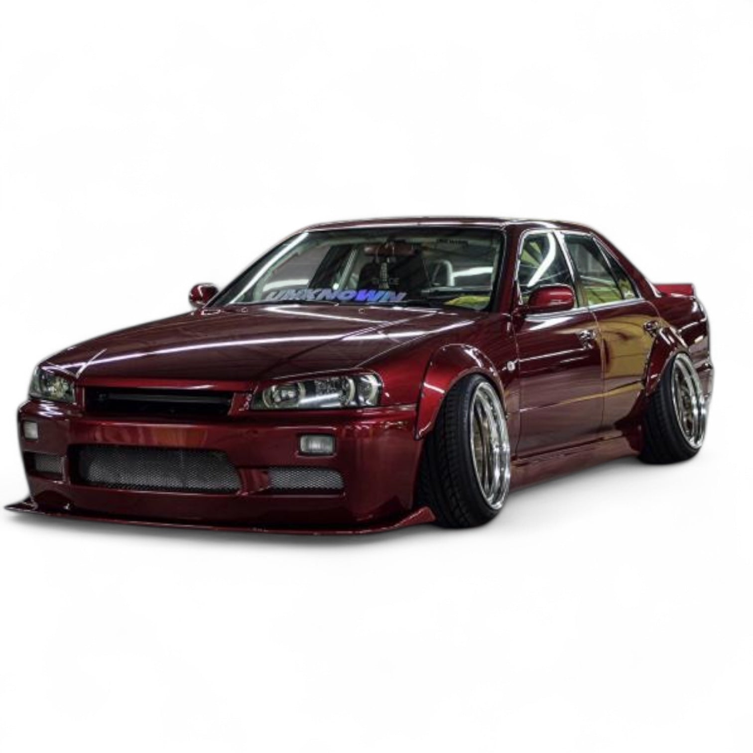 URAS TYPE-Q Front Bumper for R34 SKYLINE 4Dr