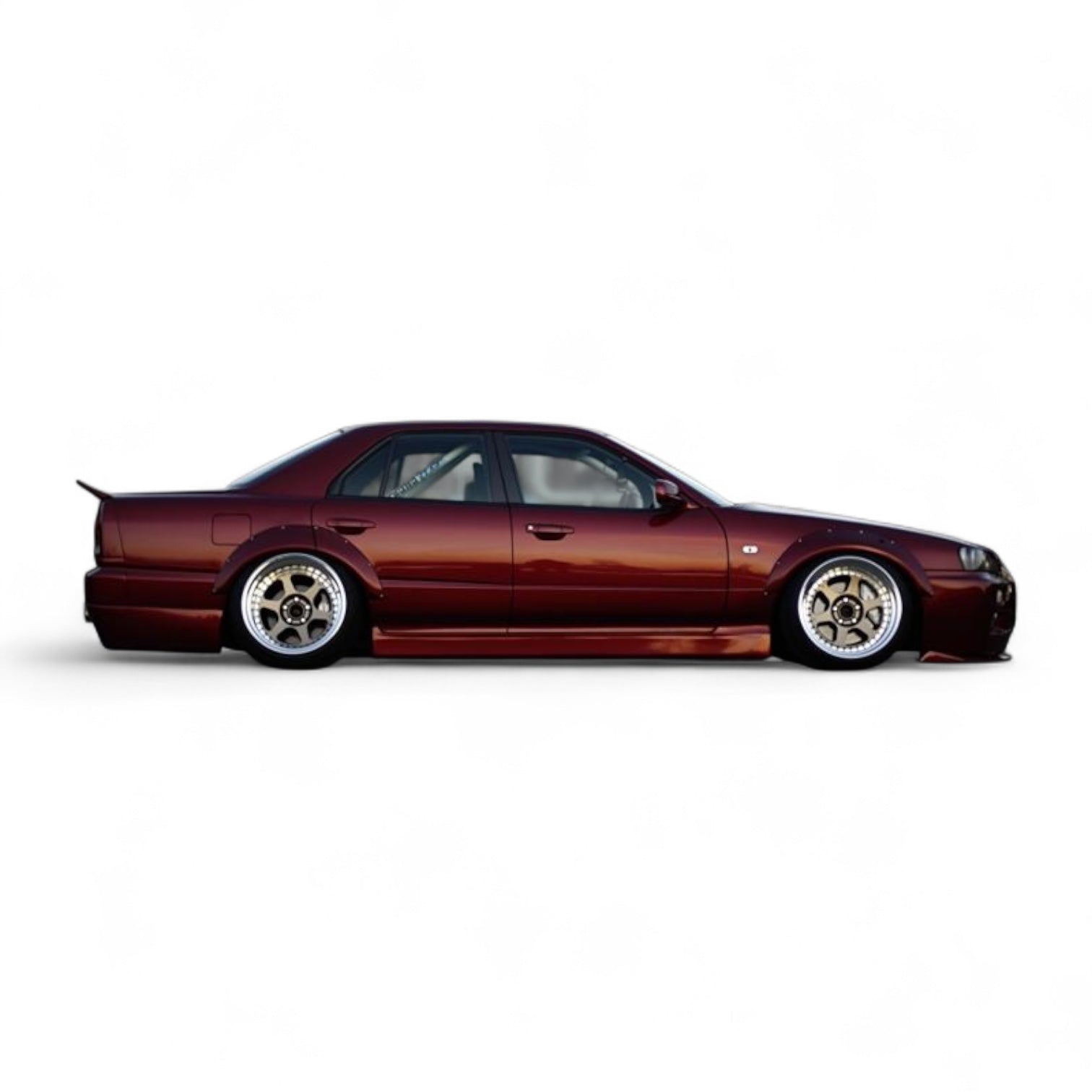 URAS TYPE-Q Side Step for R34 SKYLINE 4Dr