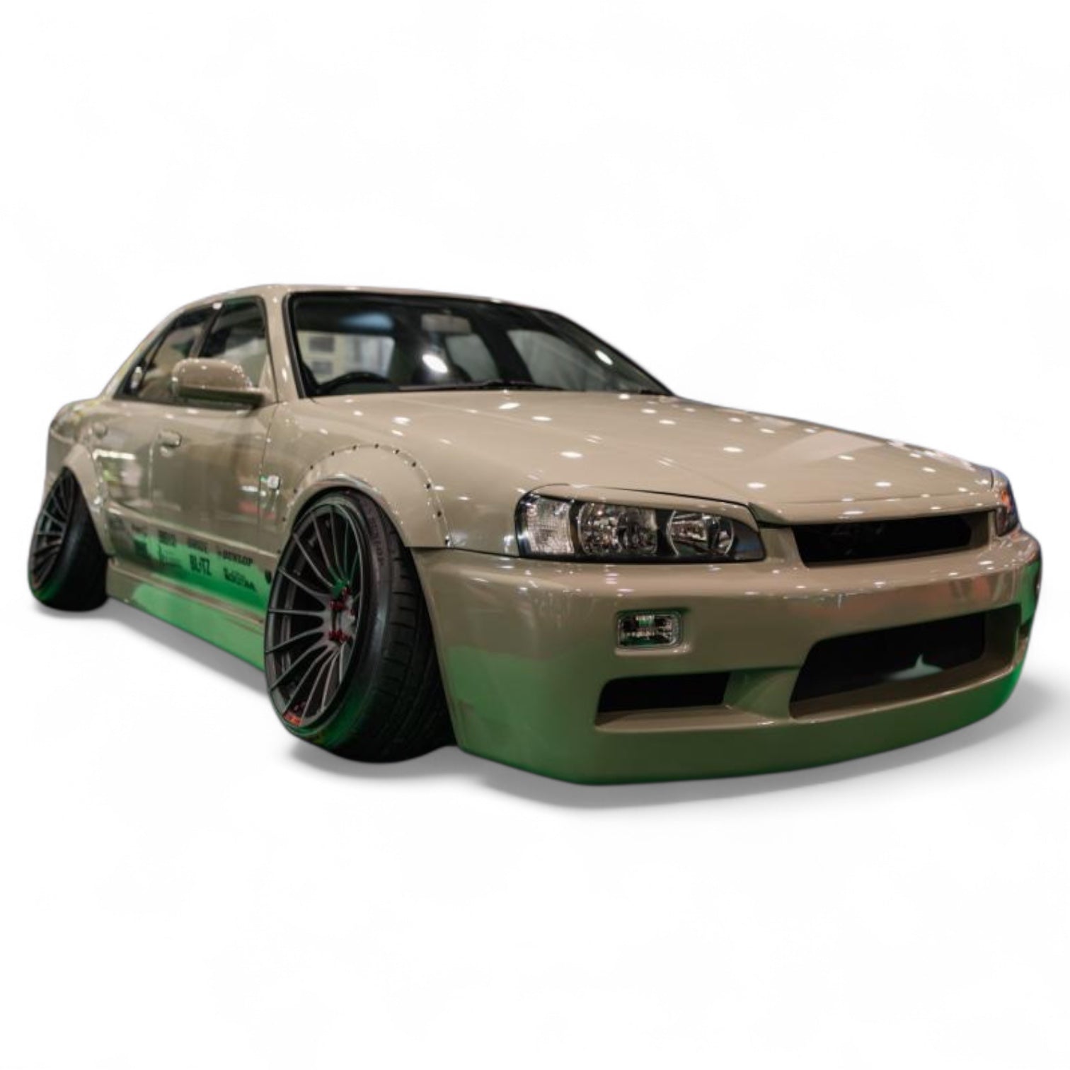 URAS TYPE-Q Front Bumper for R34 SKYLINE 2Dr