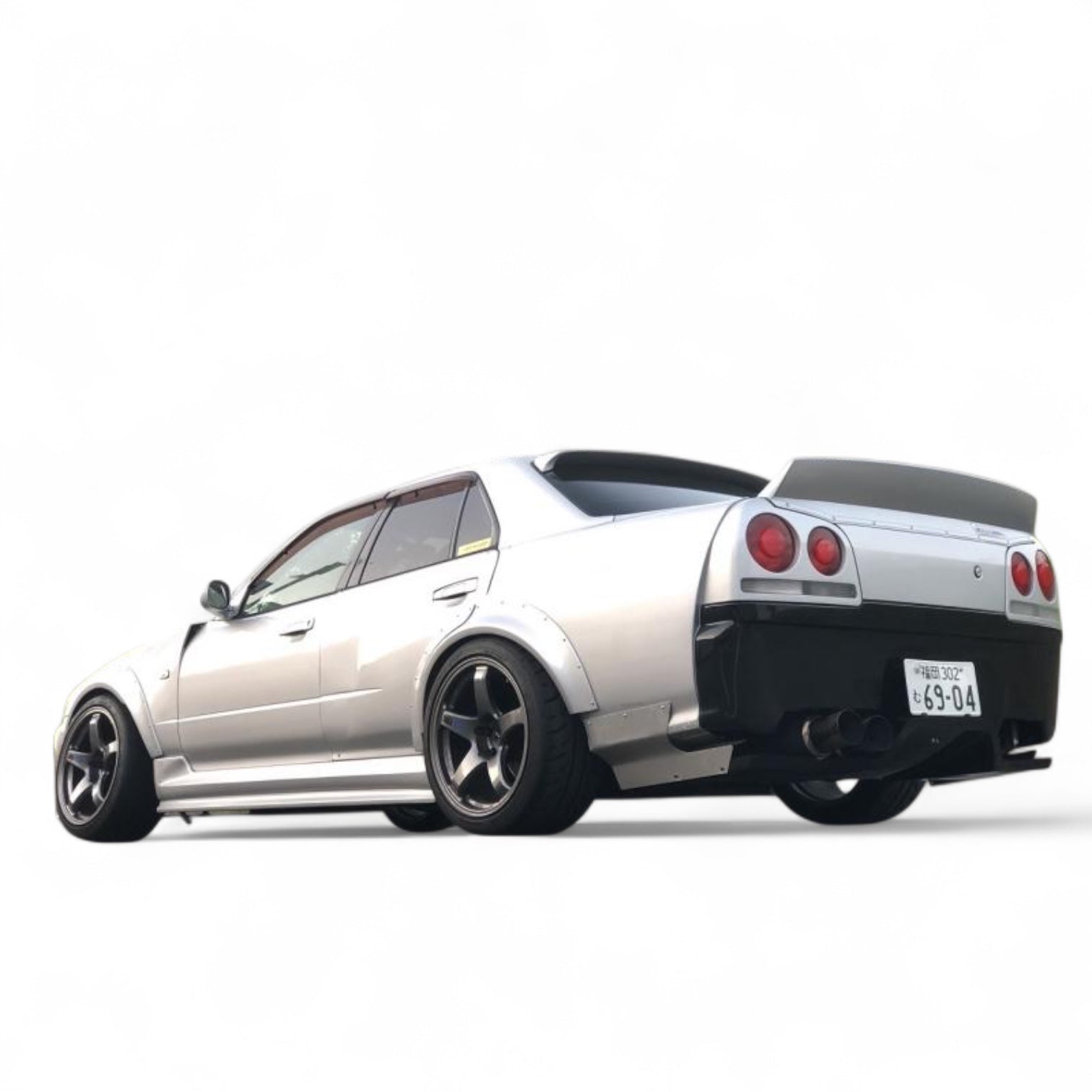 URAS Back Panel Cover for R34 SKYLINE 4Dr
