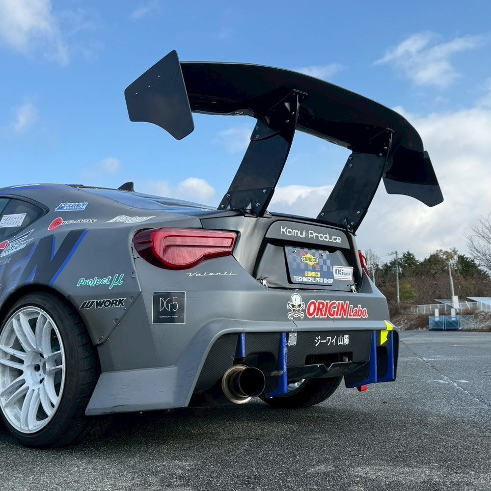 ORIGIN Labo. Toyota 86 (ZN6) Carbon Fiber GT Wing with Dedicated End Plates & Rudder Set