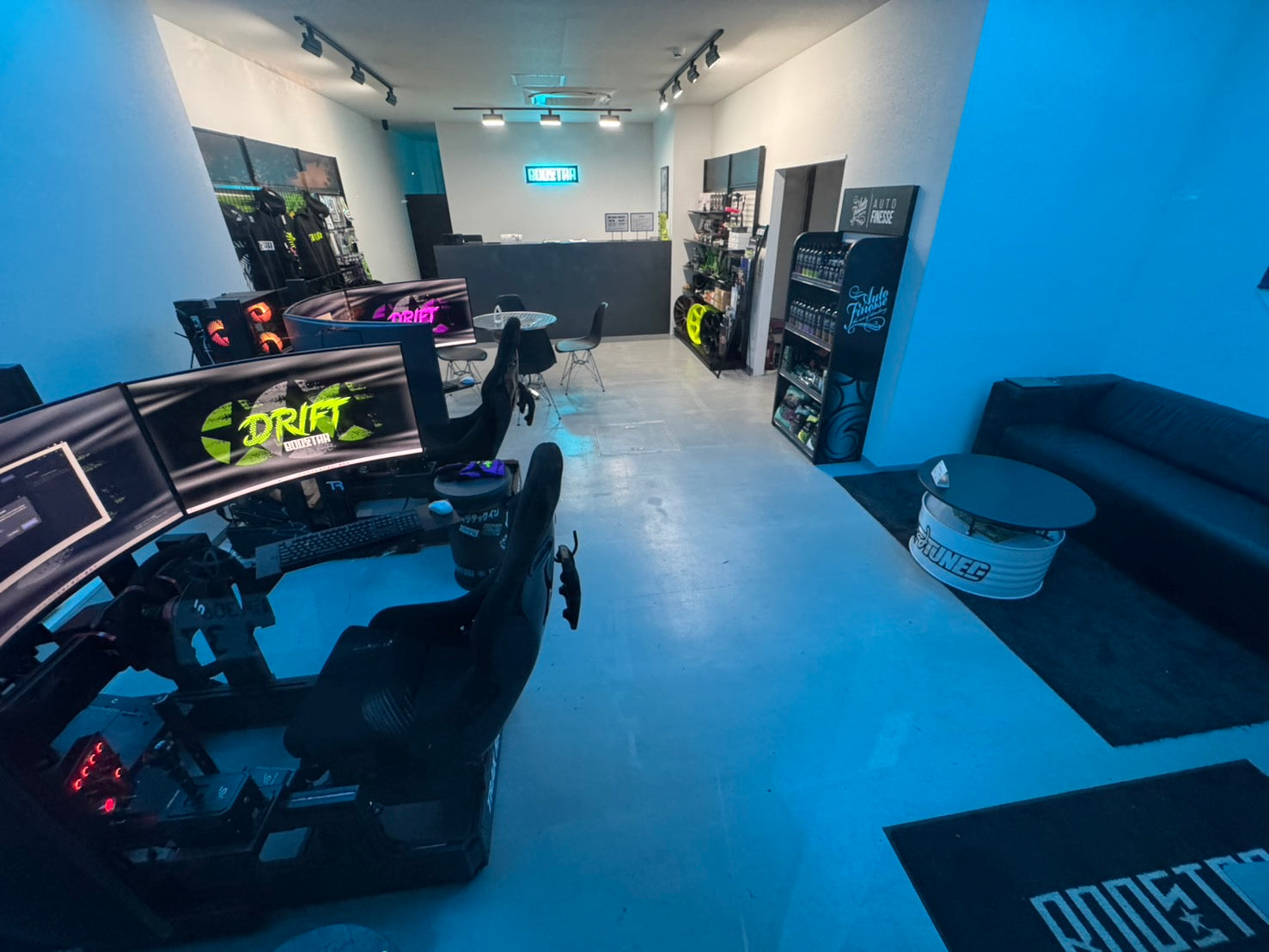 Drift racing simulator