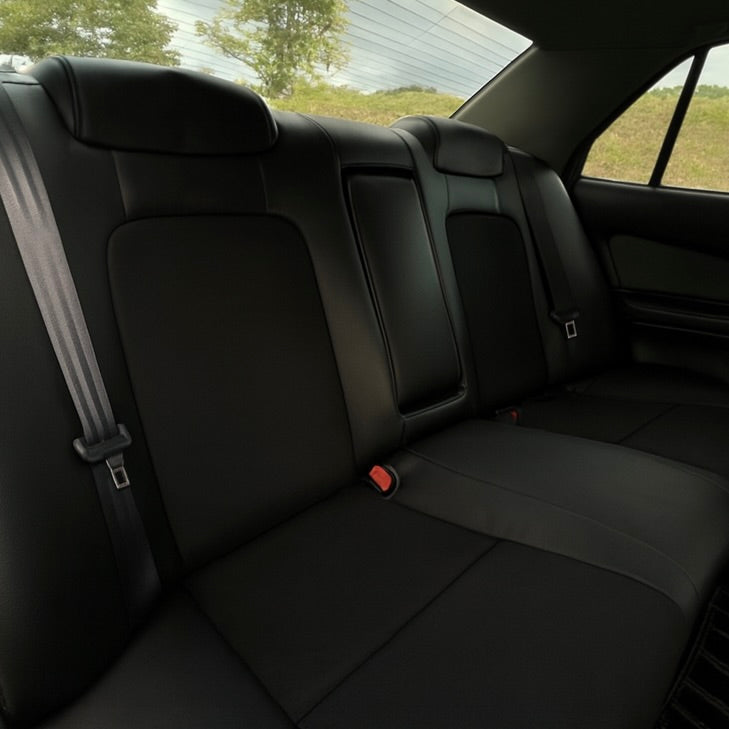 URAS Rear Seat Cover for R34 SKYLINE (2Dr/4Dr) BLACK